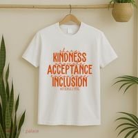 Share Kindness Promote Acceptance Encourage Inclusion End Bullying Unity Day T-Shirt thumb 2