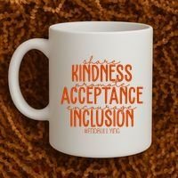 Share Kindness Promote Acceptance Encourage Inclusion End Bullying Unity Day Coffee Mug thumb 2
