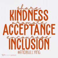Share Kindness Promote Acceptance Encourage Inclusion End Bullying Unity Day Women's Hoodie thumb 2