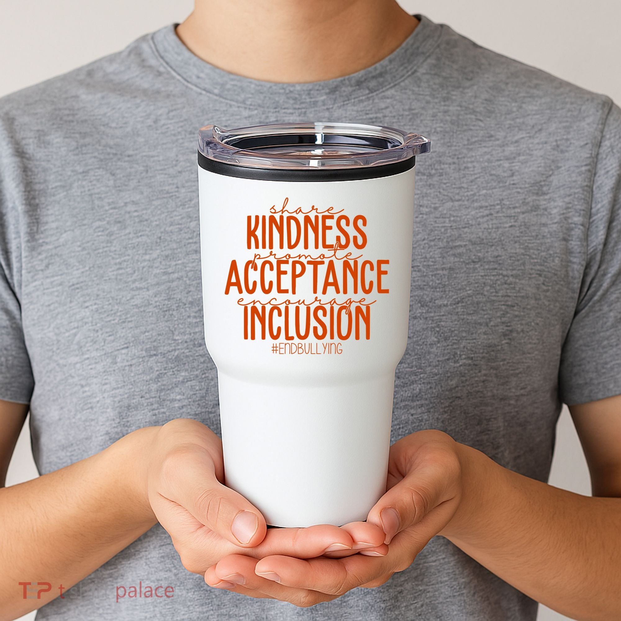 Share Kindness Promote Acceptance Encourage Inclusion End Bullying Unity Day Tumbler