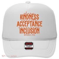 Share Kindness Promote Acceptance Encourage Inclusion End Bullying Unity Day Hat thumb 0