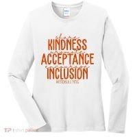 Share Kindness Promote Acceptance Encourage Inclusion End Bullying Unity Day Women's Long Sleeve Shirt thumb 0