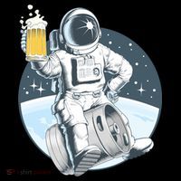 Space Kegger Party Astronaut Coaster thumb 2