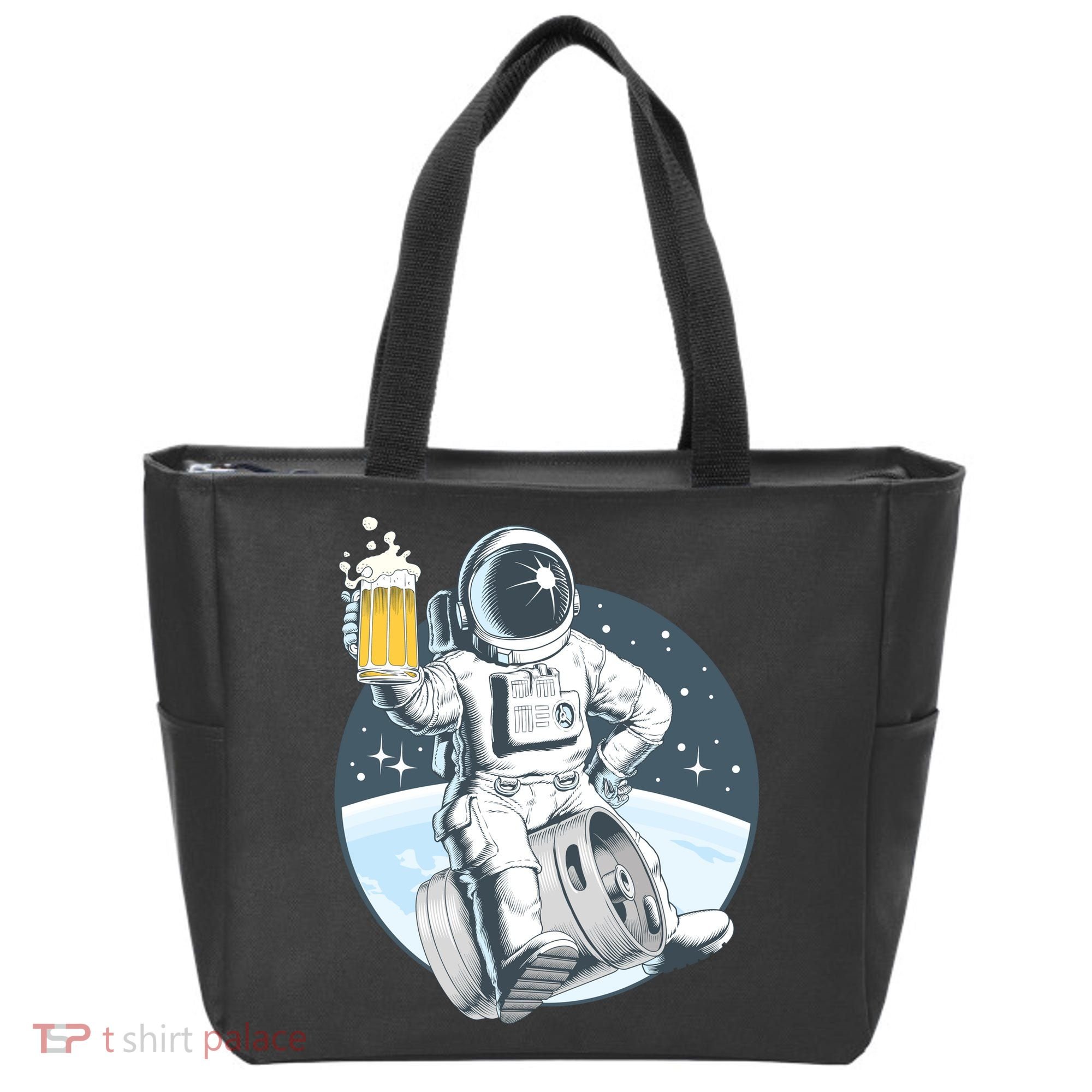 Space Kegger Party Astronaut Tote Bag
