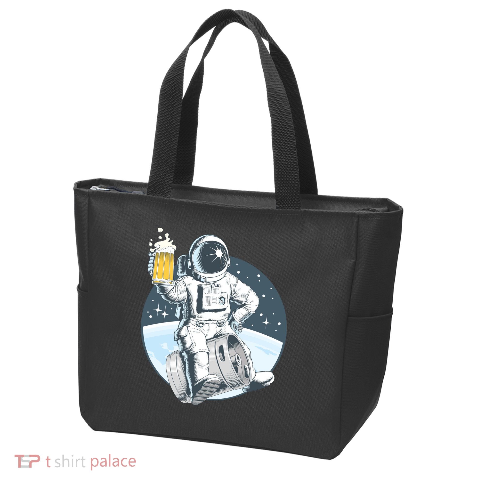 Space Kegger Party Astronaut Tote Bag