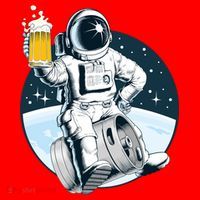 Space Kegger Party Astronaut Santa Hat thumb 1
