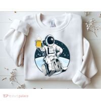 Space Kegger Party Astronaut Sweatshirt thumb 2