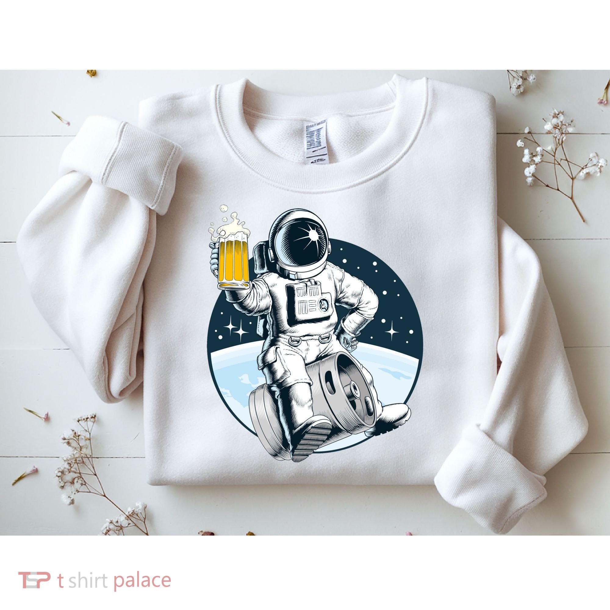Space Kegger Party Astronaut Sweatshirt