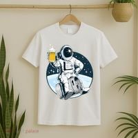 Space Kegger Party Astronaut T-Shirt thumb 2