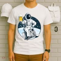 Space Kegger Party Astronaut T-Shirt thumb 6