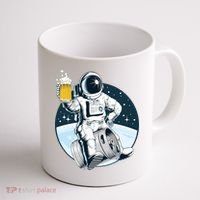 Space Kegger Party Astronaut Coffee Mug thumb 1
