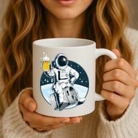 Space Kegger Party Astronaut Coffee Mug thumb 3