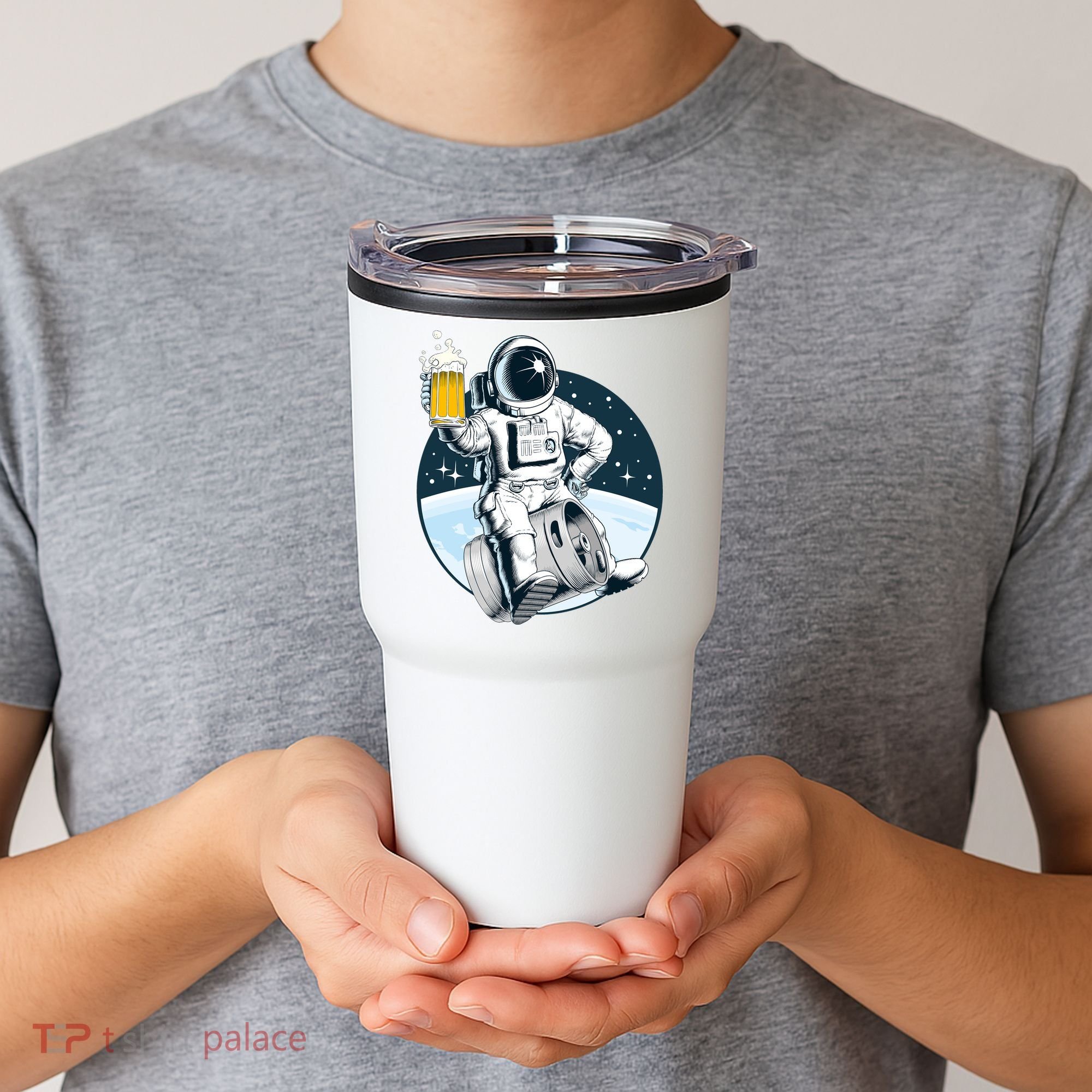 Space Kegger Party Astronaut Tumbler