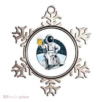 Space Kegger Party Astronaut Ornament