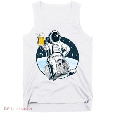 Space Kegger Party Astronaut Tank Top