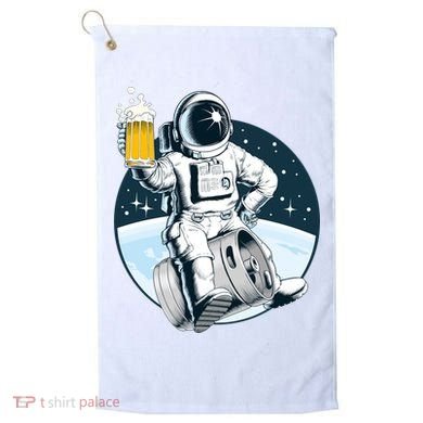 Space Kegger Party Astronaut Golf Towel