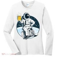 Space Kegger Party Astronaut Women's Long Sleeve Shirt thumb 0