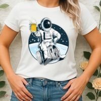 Space Kegger Party Astronaut Women's T-Shirt thumb 2