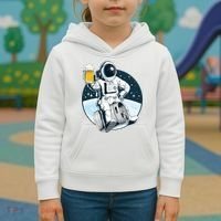 Space Kegger Party Astronaut Kids Hoodie thumb 3