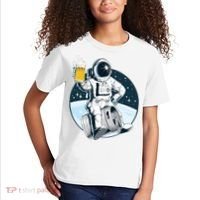 Space Kegger Party Astronaut Kids T-Shirt thumb 2