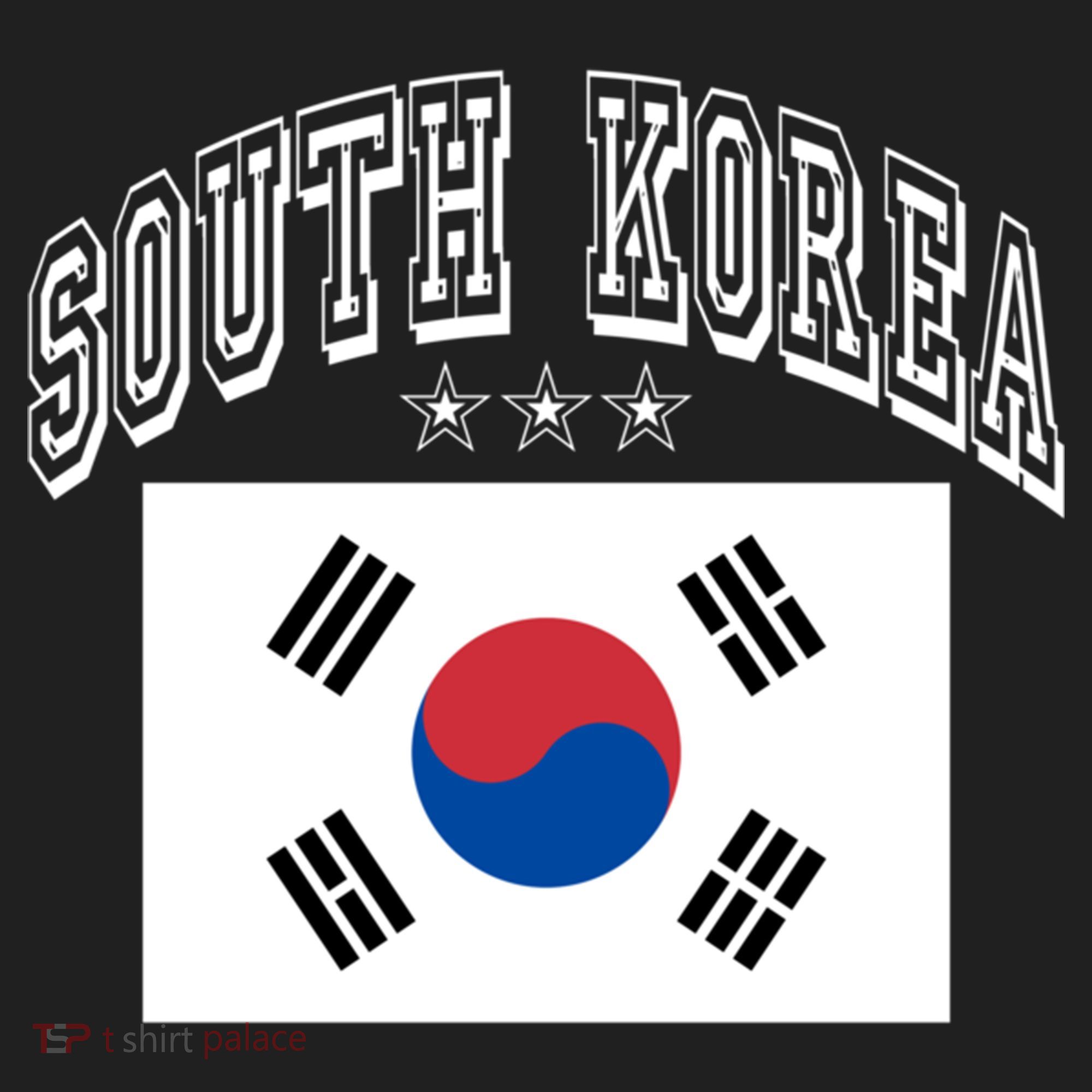 South Korea Patriotic Throwback Flag Souvenir Gift Women's Sweatshirt