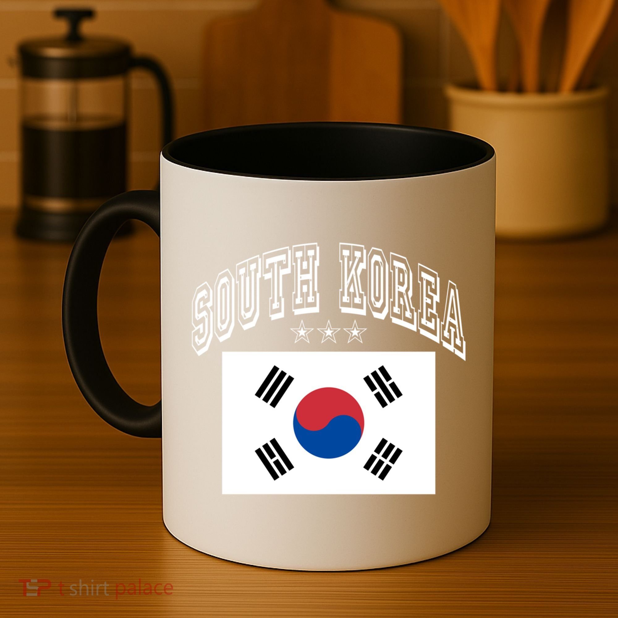 South Korea Patriotic Throwback Flag Souvenir Gift Coffee Mug
