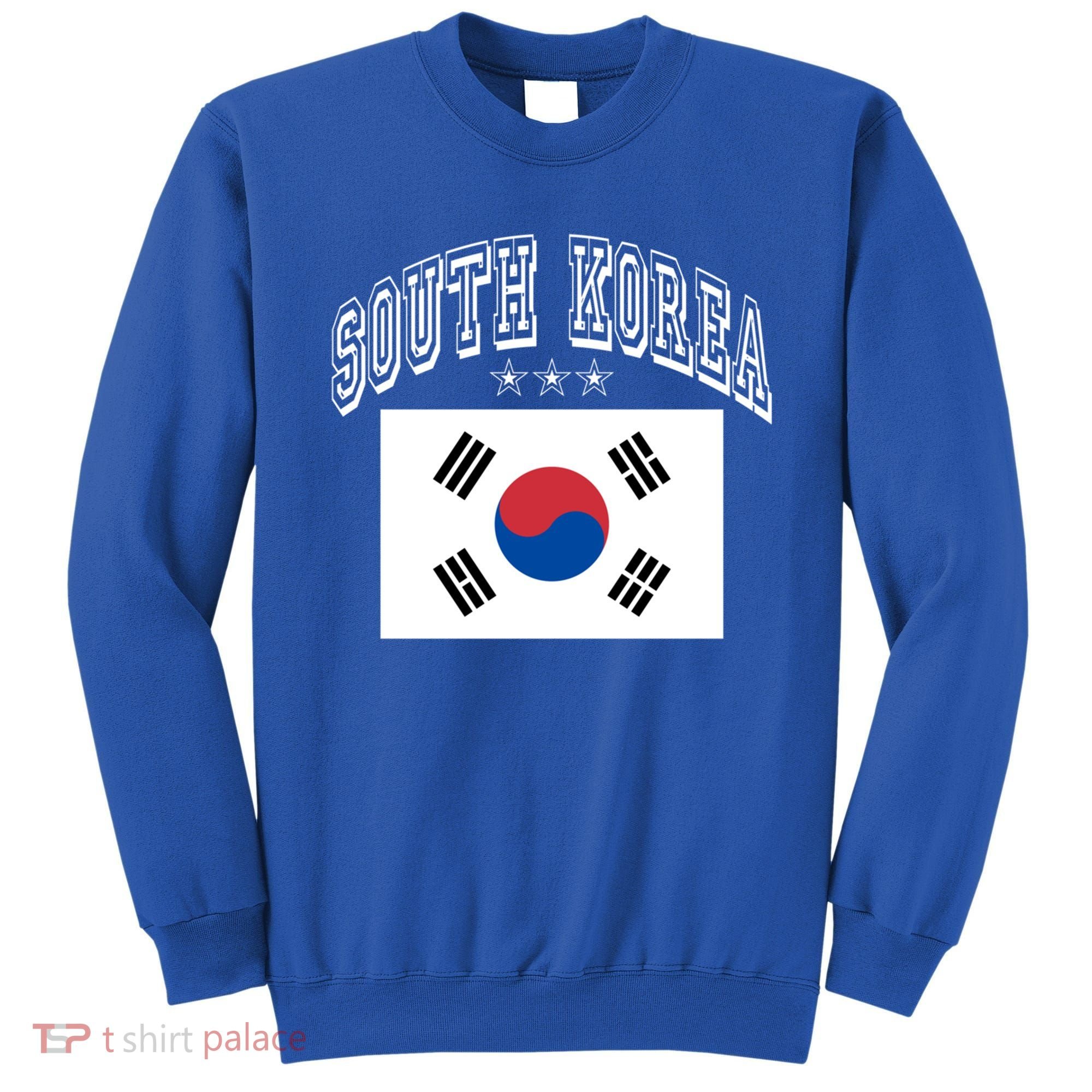 South Korea Patriotic Throwback Flag Souvenir Gift Sweatshirt