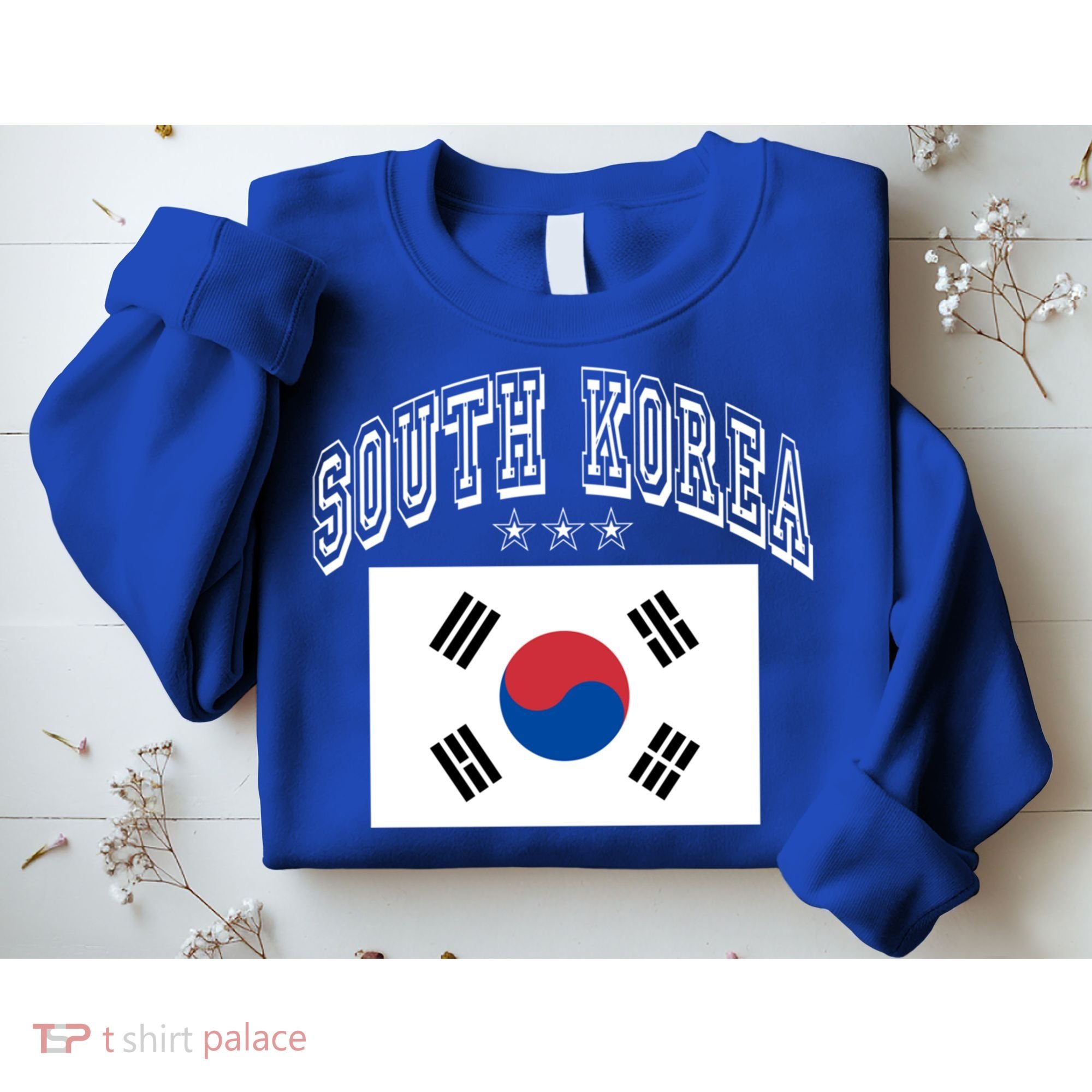 South Korea Patriotic Throwback Flag Souvenir Gift Sweatshirt