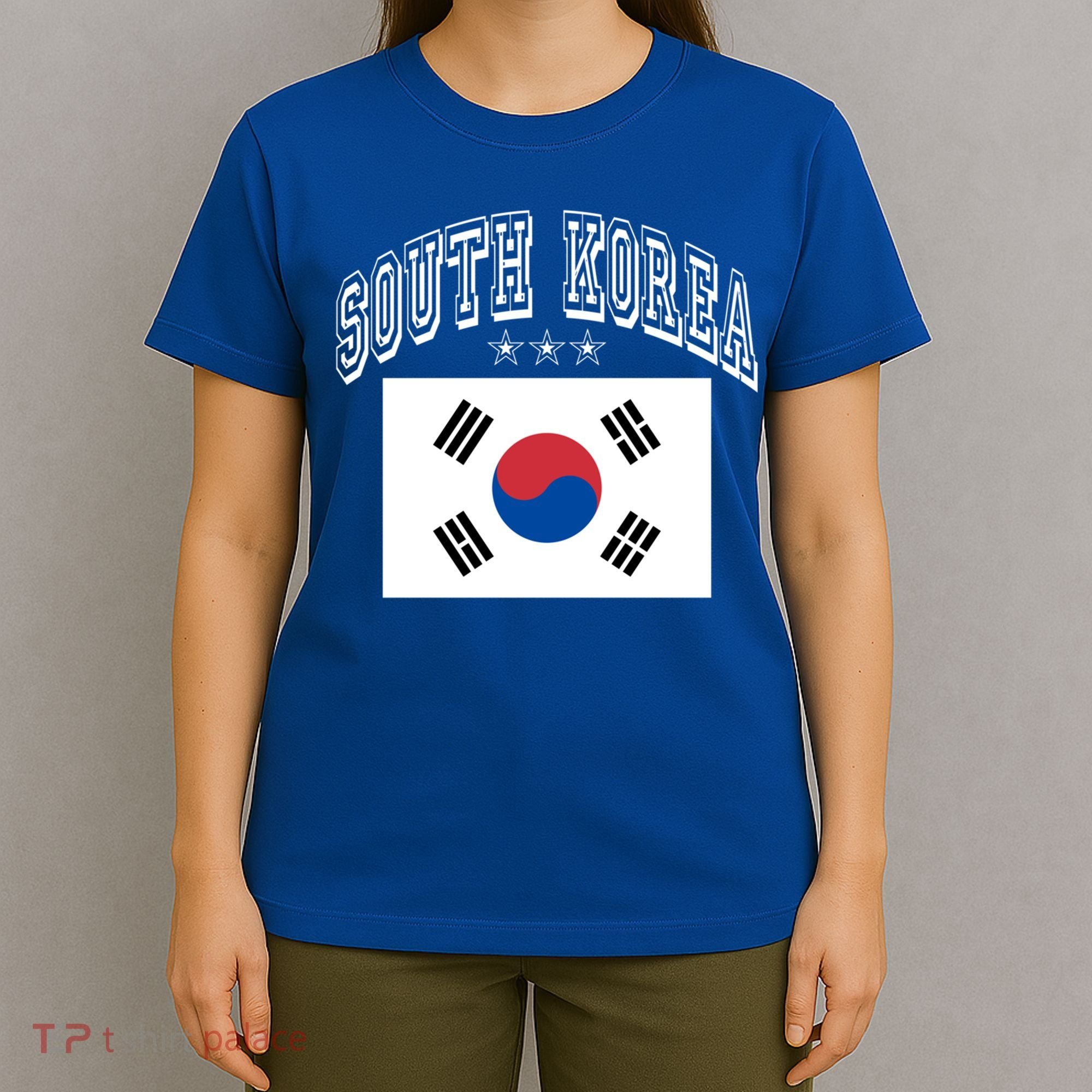 South Korea Patriotic Throwback Flag Souvenir Gift T-Shirt