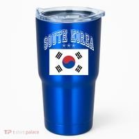 South Korea Patriotic Throwback Flag Souvenir Gift Tumbler thumb 0