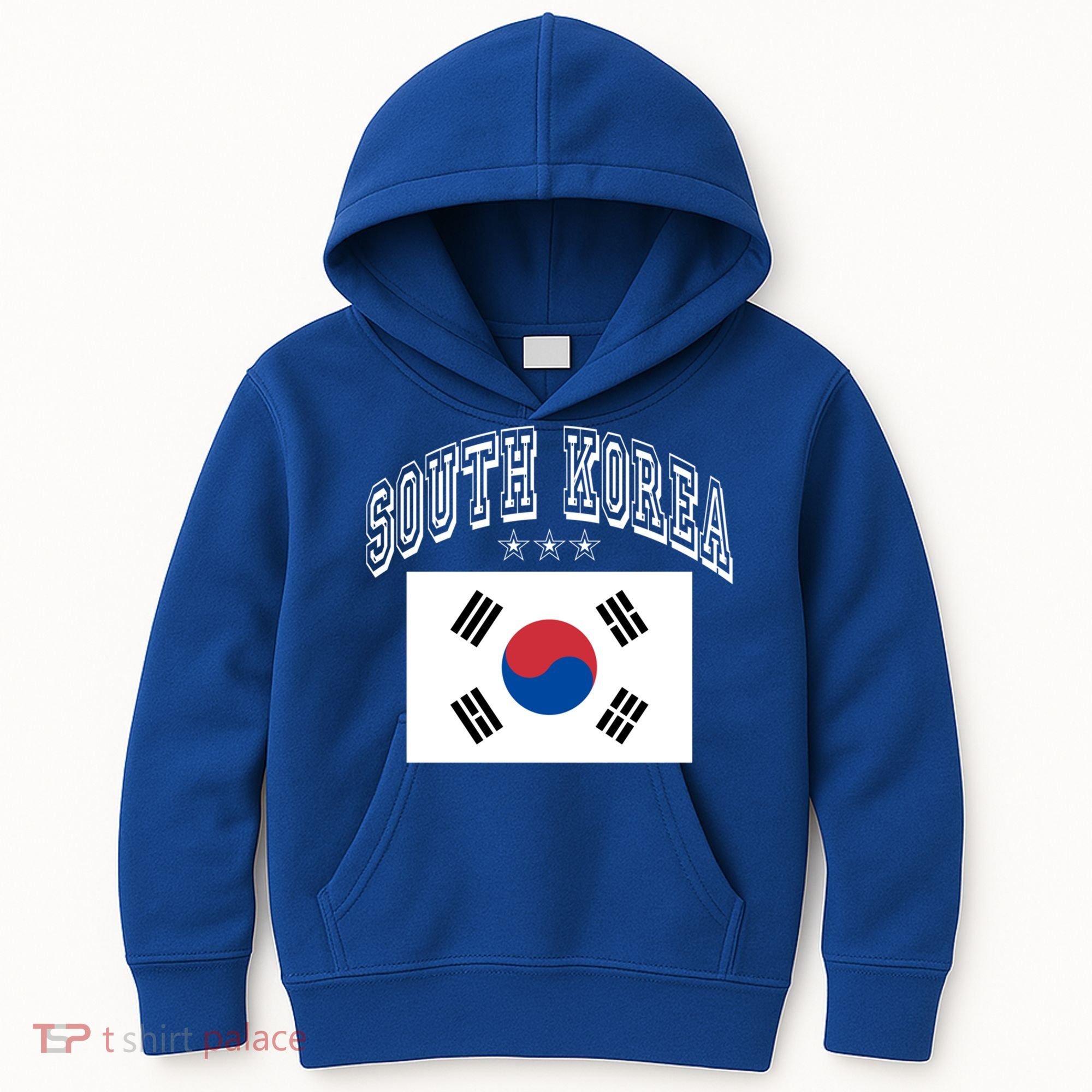 South Korea Patriotic Throwback Flag Souvenir Gift Kids Hoodie