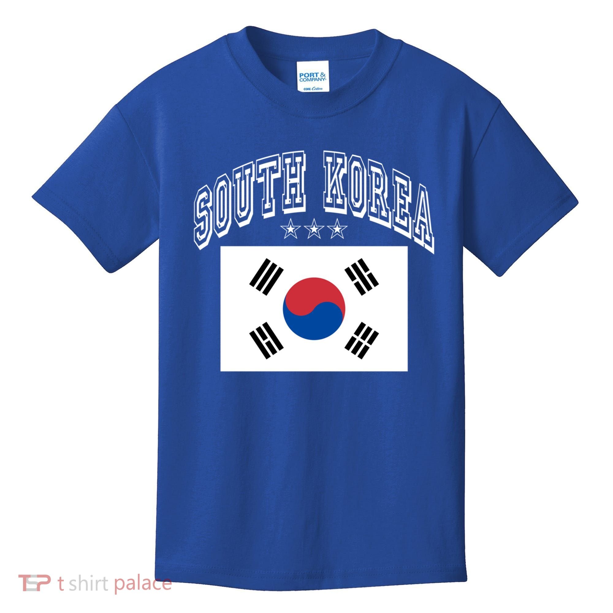South Korea Patriotic Throwback Flag Souvenir Gift Kids T-Shirt