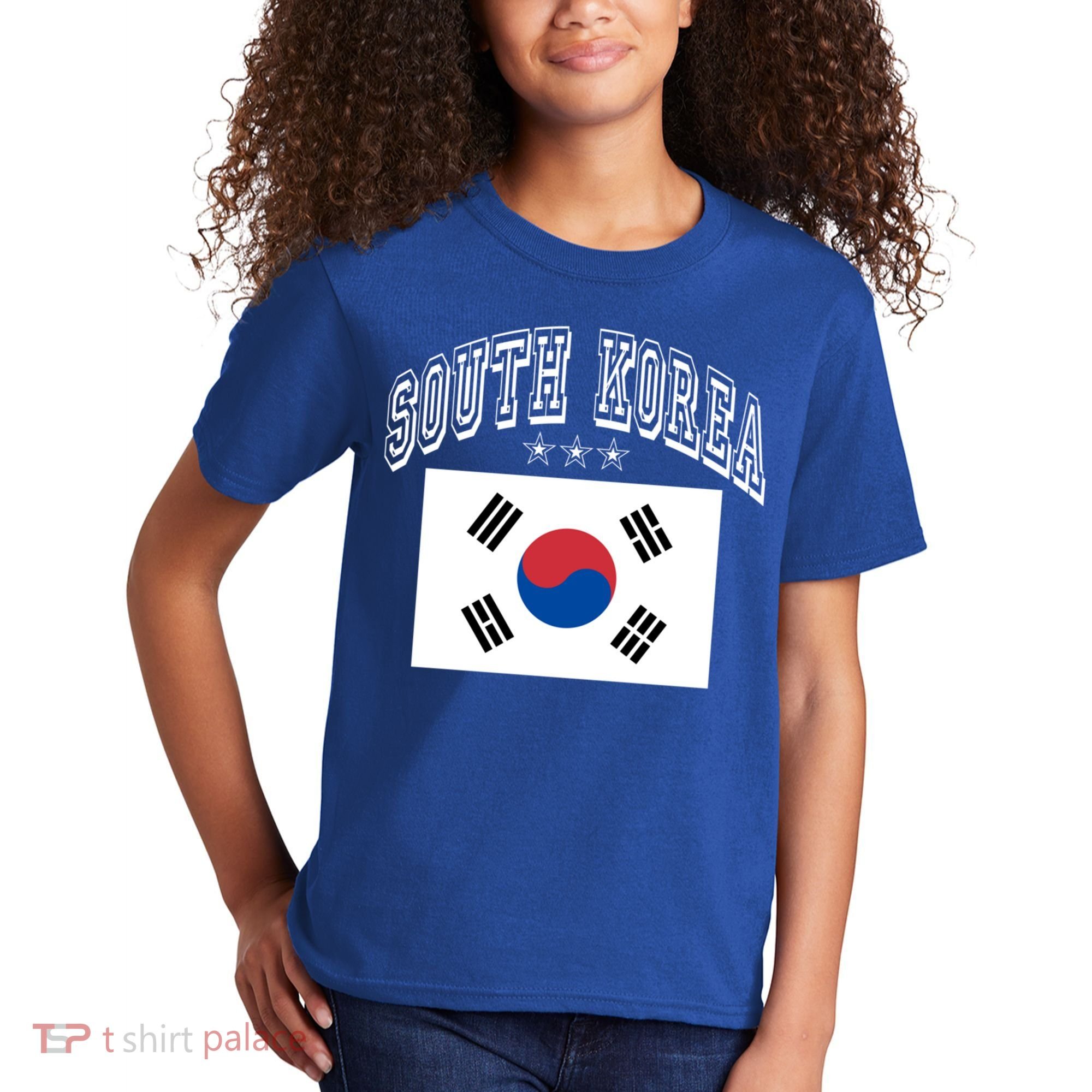 South Korea Patriotic Throwback Flag Souvenir Gift Kids T-Shirt