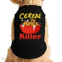 Serial Killer Parody Cereal Killer Doggie Tank thumb 0