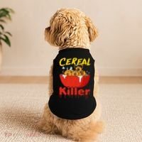 Serial Killer Parody Cereal Killer Doggie Tank thumb 2