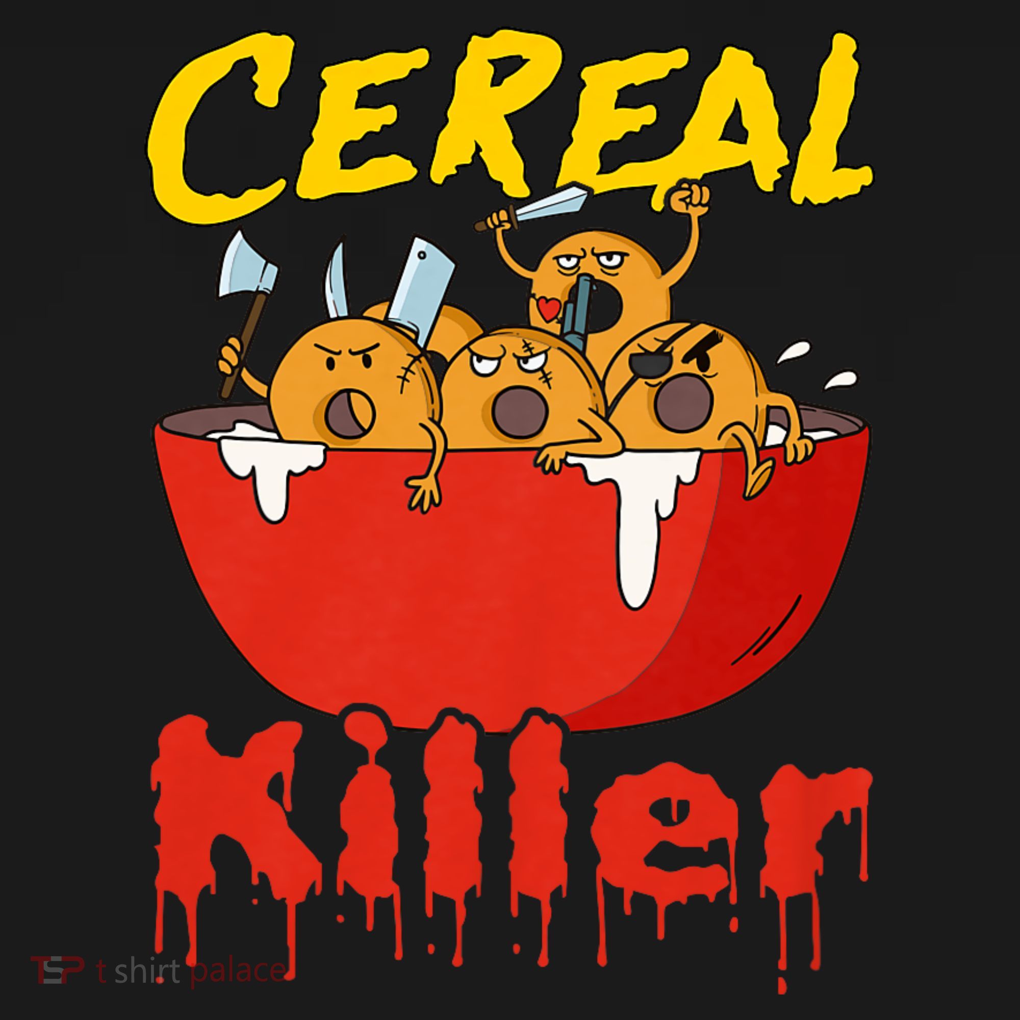 Serial Killer Parody Cereal Killer USA-Made Doggie Bandana