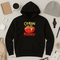 Serial Killer Parody Cereal Killer Hoodie thumb 3
