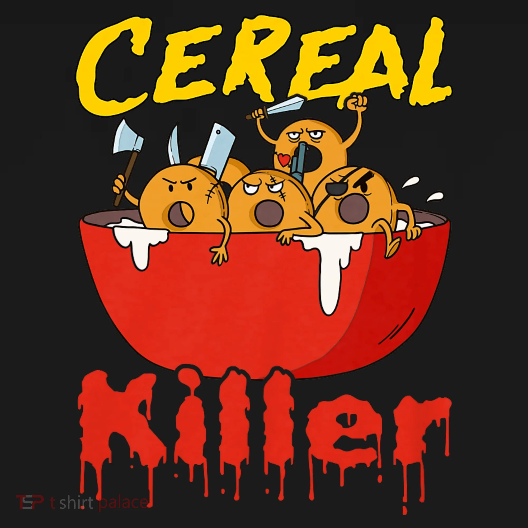 Serial Killer Parody Cereal Killer Sweatshirt