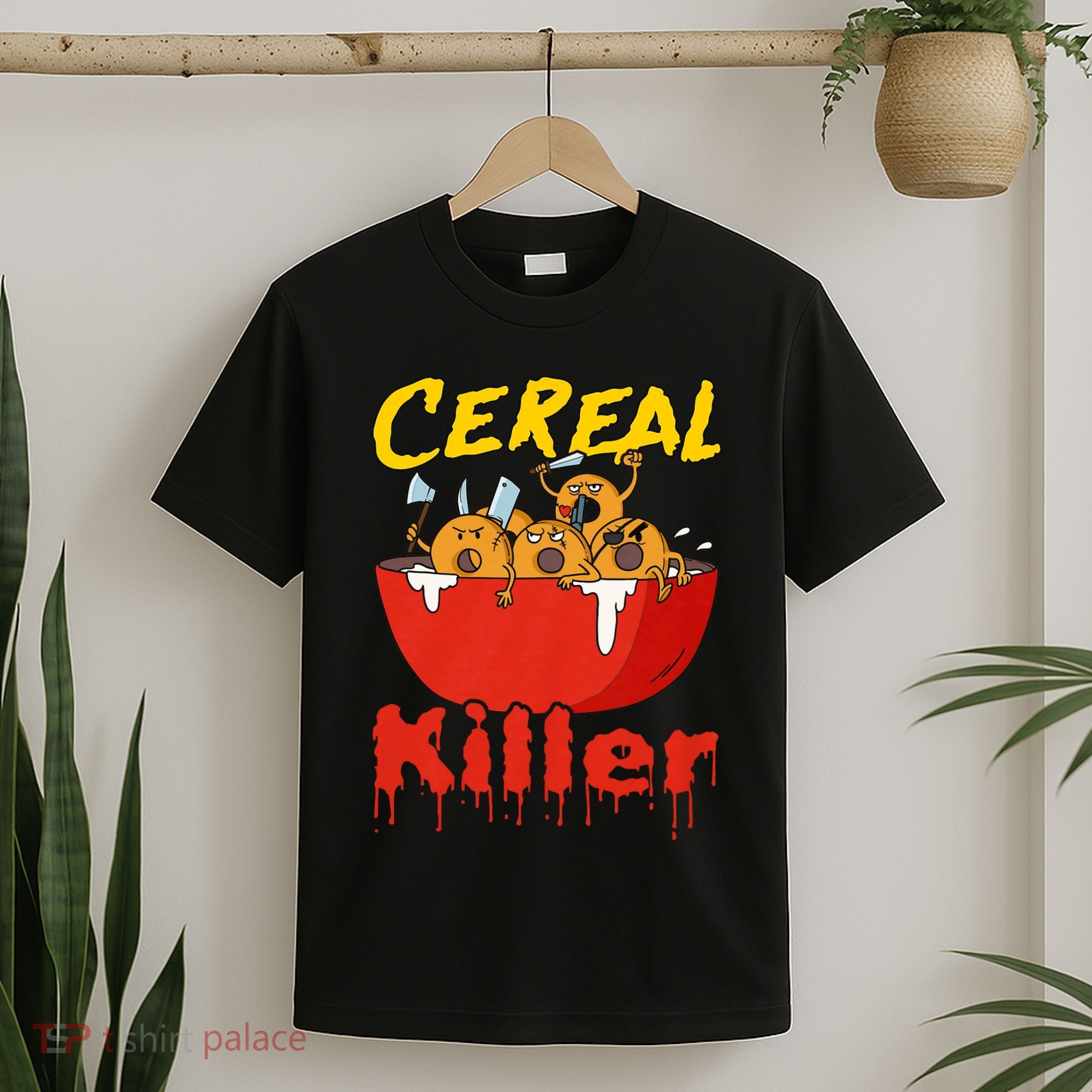 Serial Killer Parody Cereal Killer T-Shirt