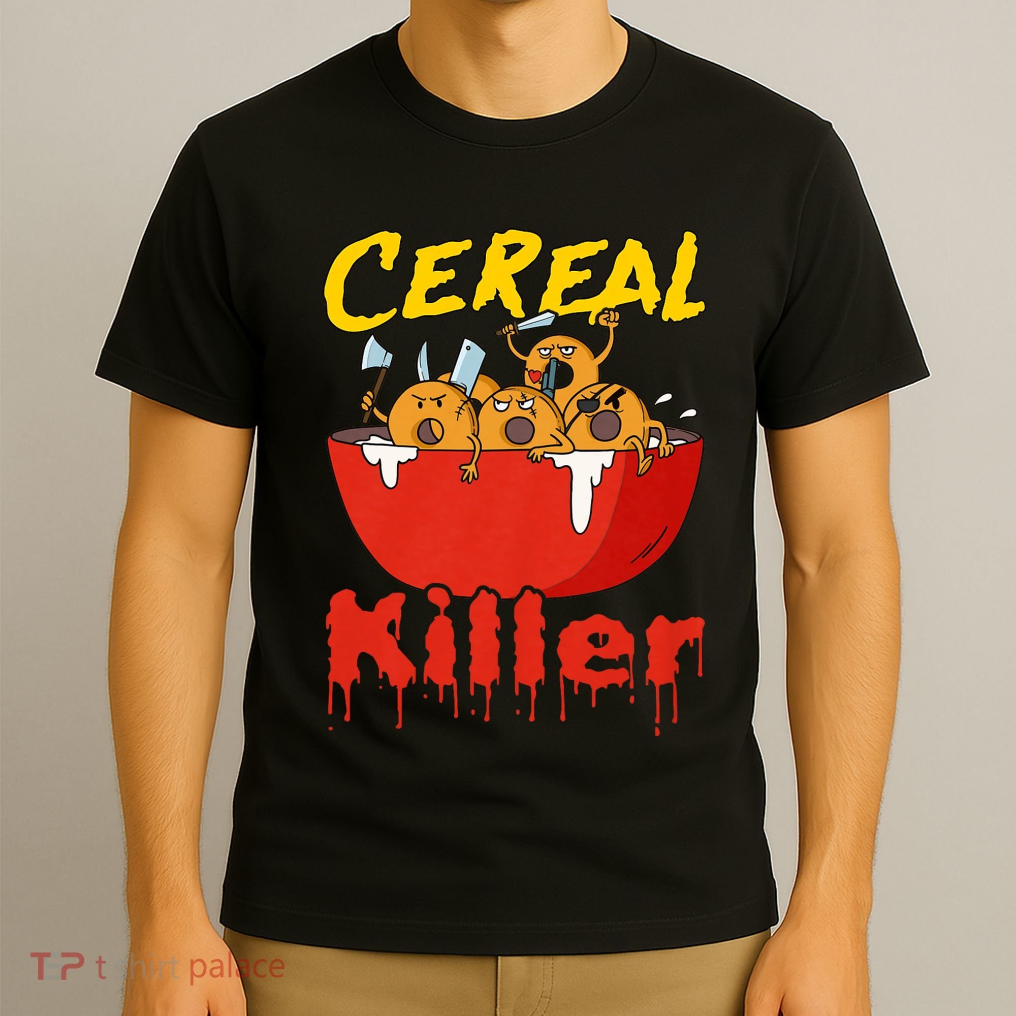 Serial Killer Parody Cereal Killer T-Shirt