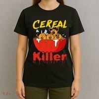 Serial Killer Parody Cereal Killer T-Shirt thumb 4