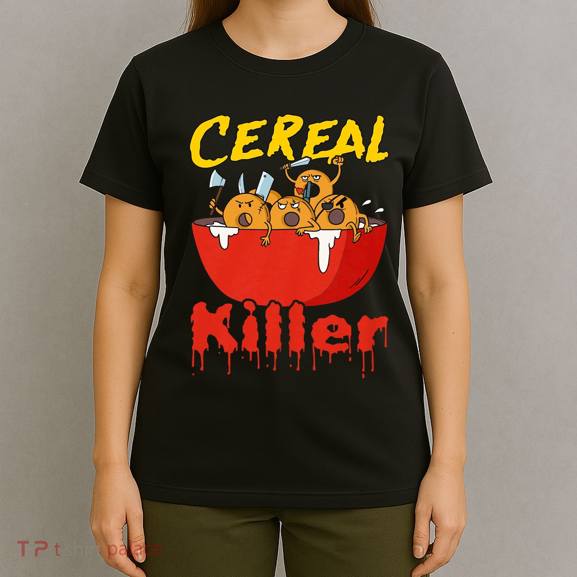 Serial Killer Parody Cereal Killer T-Shirt