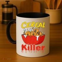 Serial Killer Parody Cereal Killer Coffee Mug thumb 4