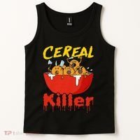 Serial Killer Parody Cereal Killer Tank Top thumb 2
