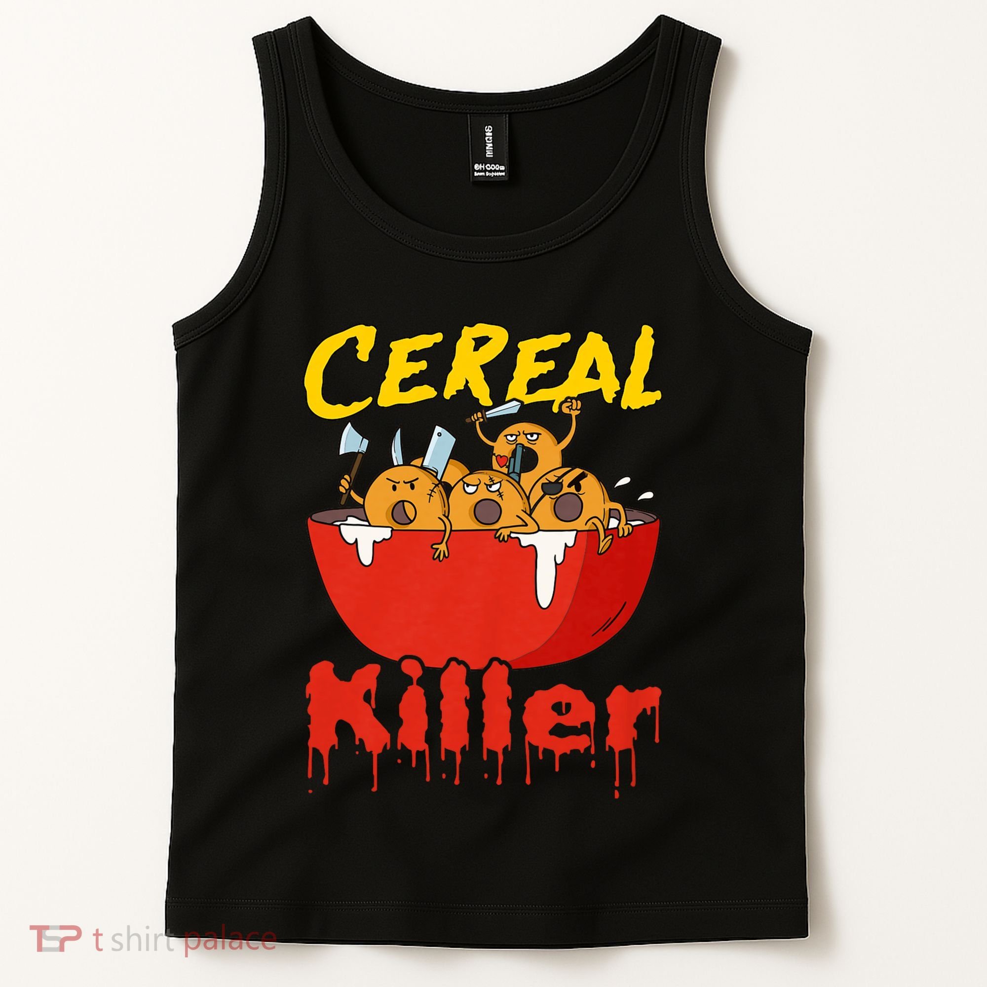 Serial Killer Parody Cereal Killer Tank Top
