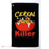 Serial Killer Parody Cereal Killer Golf Towel thumb 0