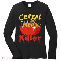 Serial Killer Parody Cereal Killer Women's Long Sleeve Shirt thumb 0