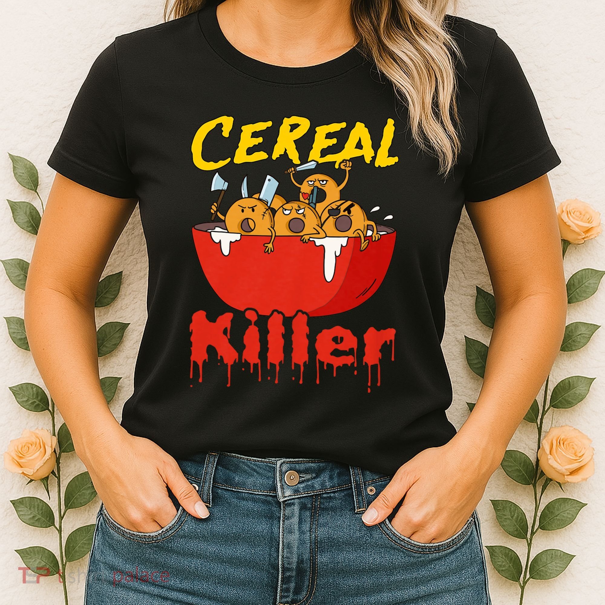 Serial Killer Parody Cereal Killer Women's T-Shirt