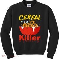 Serial Killer Parody Cereal Killer Kids Sweatshirt thumb 0