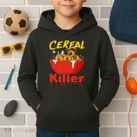 Serial Killer Parody Cereal Killer Kids Hoodie thumb 2